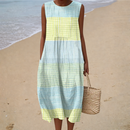 Vestido de verano cómodo sin mangas
