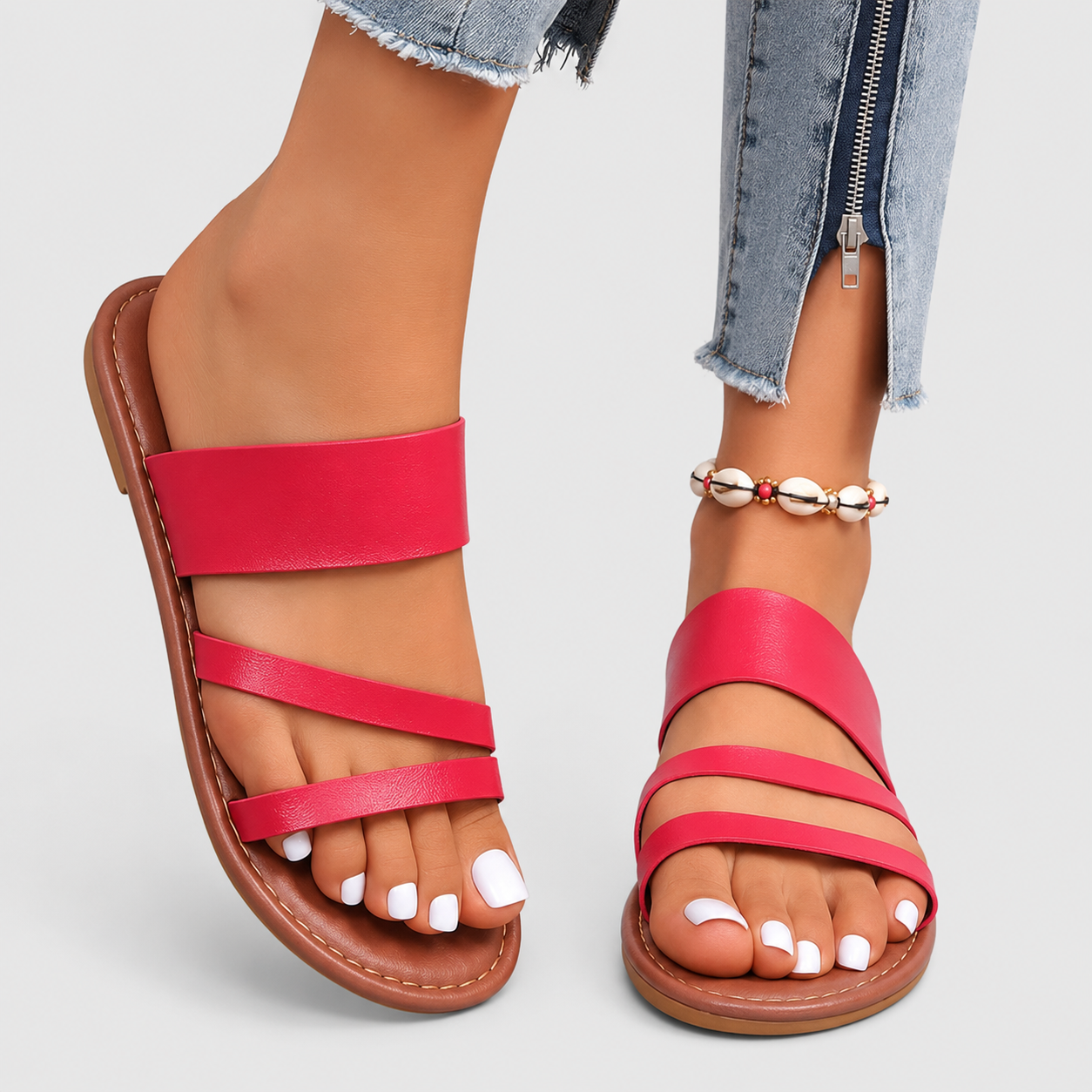 Sandalias Planas Casual y Cómodas