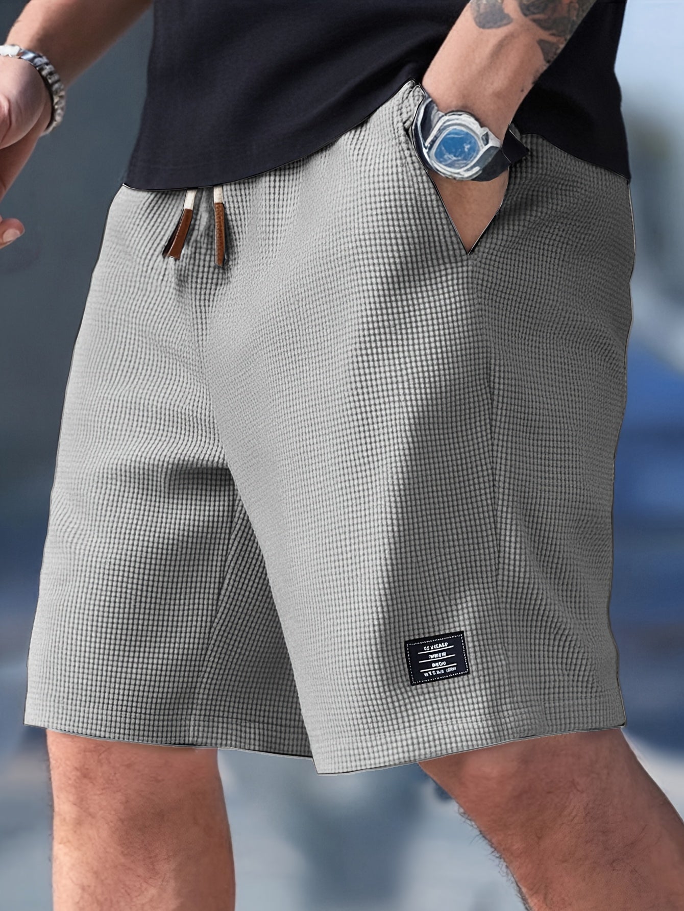Pantalones cortos casuales para hombre