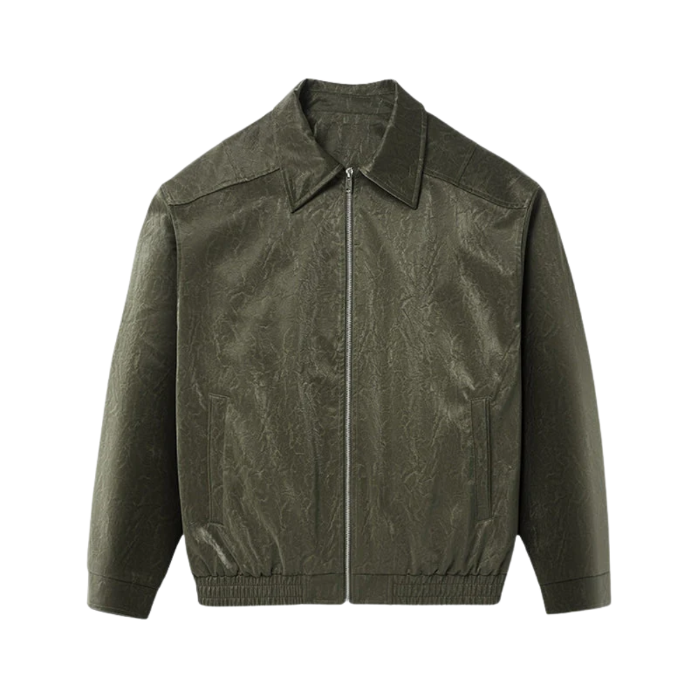Elegante chaqueta con cremallera
