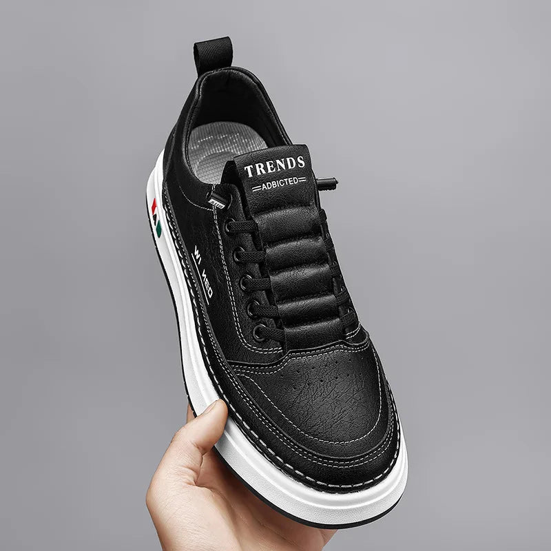 Elegantes zapatos de piel