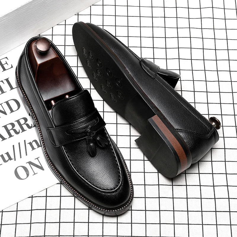 Mocasines Oxford de cuero elegantes