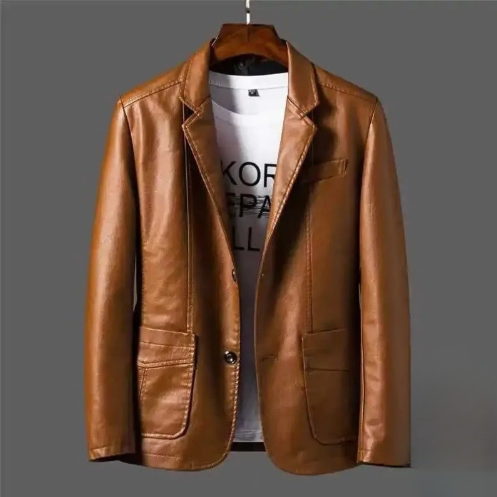 Chaqueta de cuero Premium