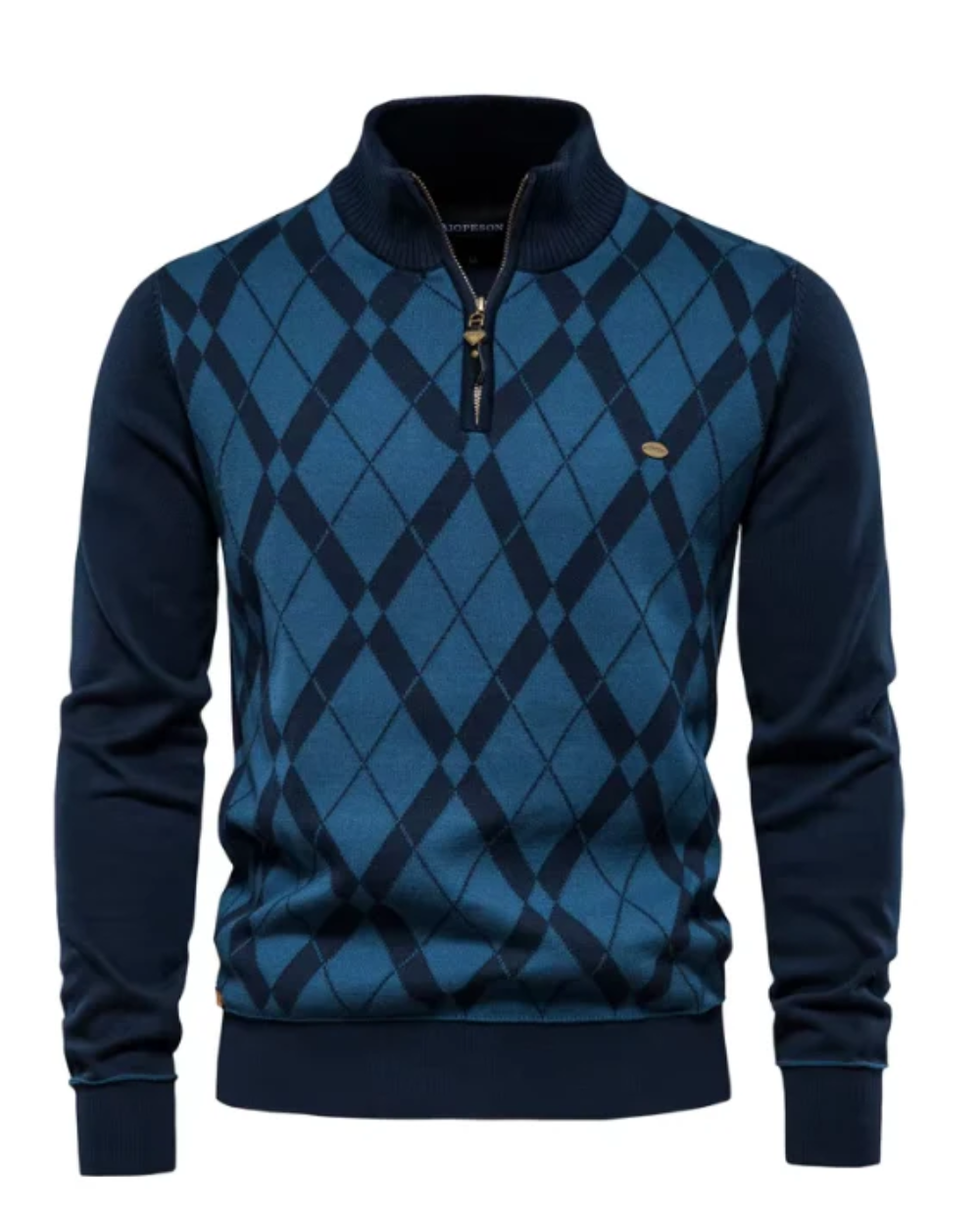Sudadera con media cremallera para hombre