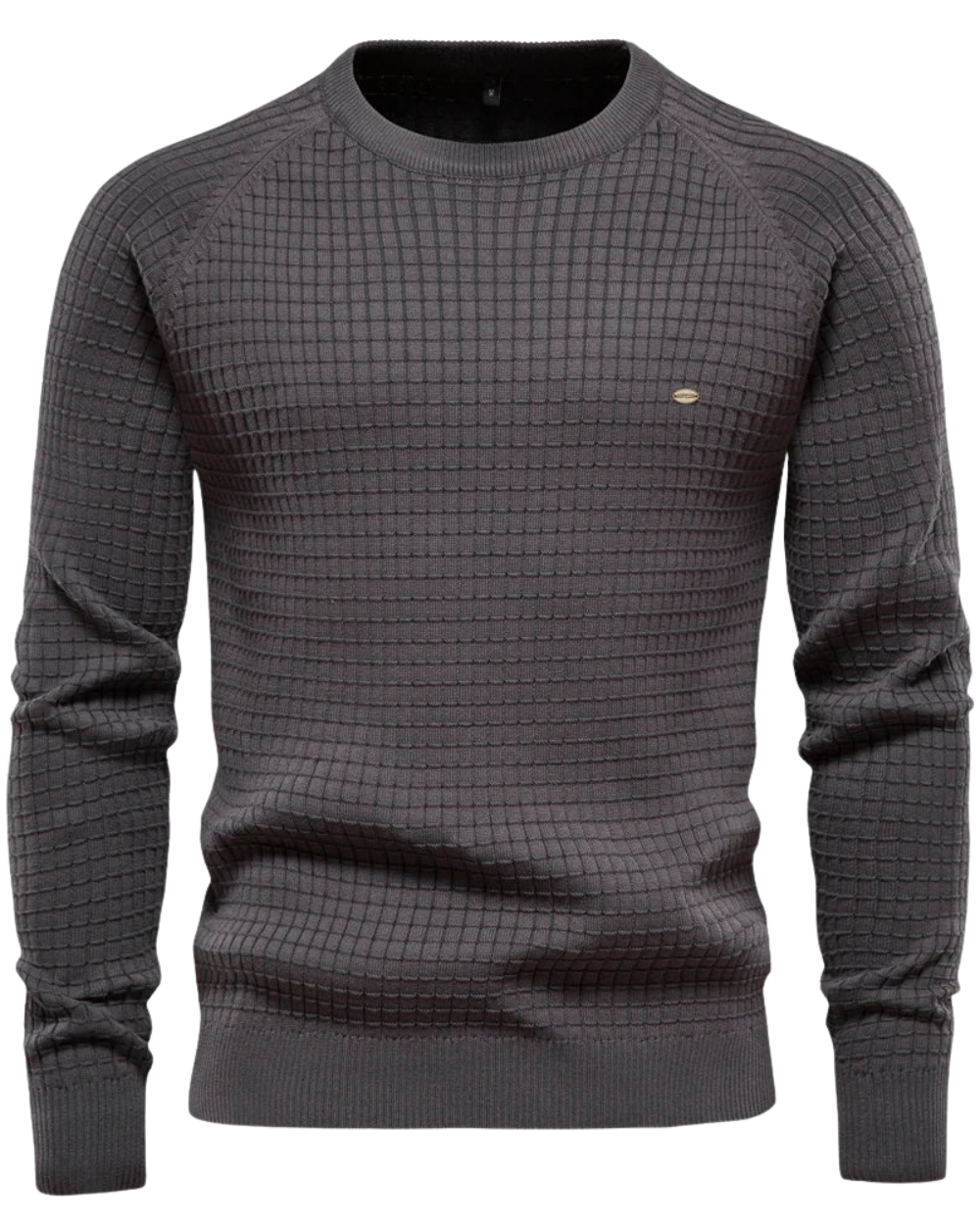 Jersey de hombre con estampado de rejilla