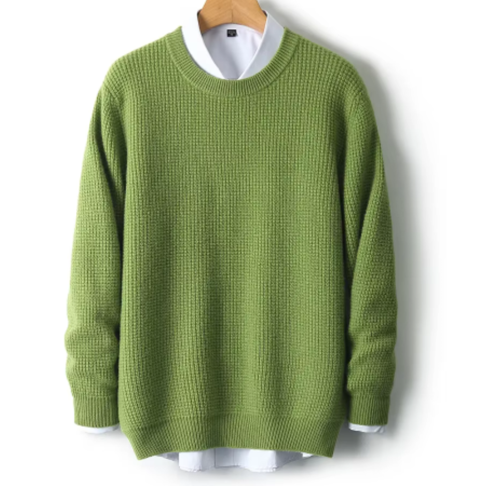 Elegante jersey de punto de cachemira