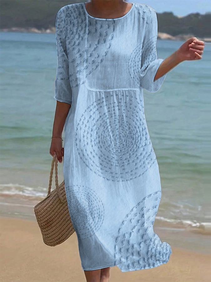 Améliane™ — Vestido midi elegante de detalles delicados