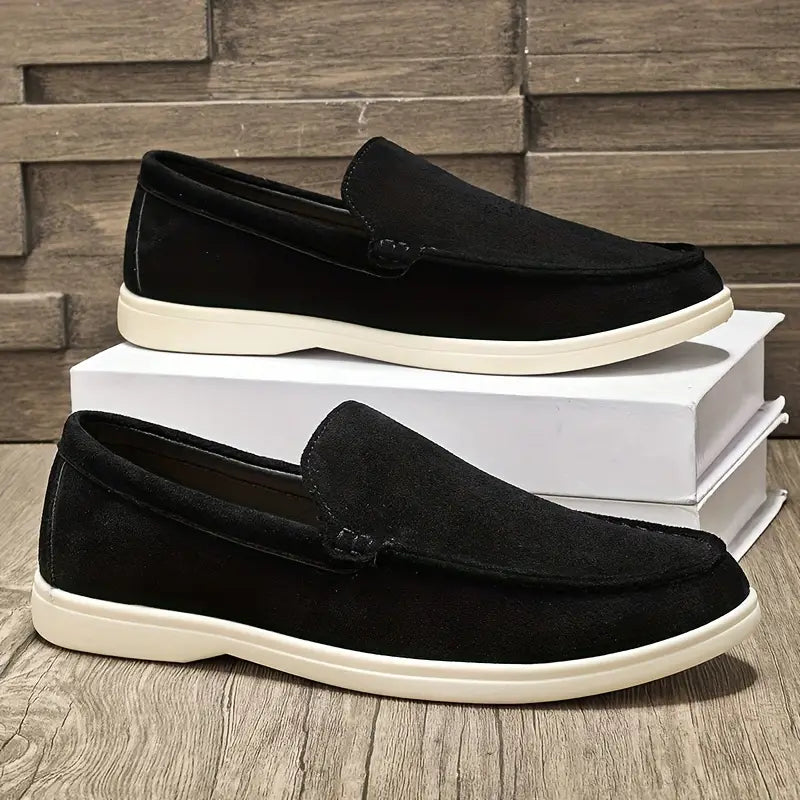Elegantes mocasines de piel
