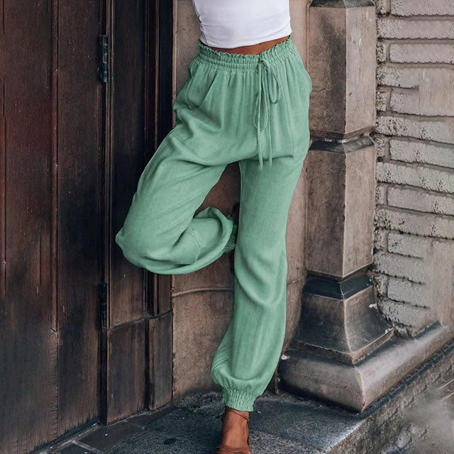 Kaeli – Pantalones Elegantes con Cintura Ajustable