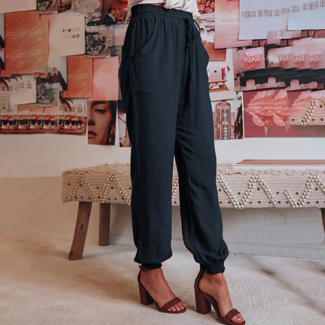 Kaeli – Pantalones Elegantes con Cintura Ajustable
