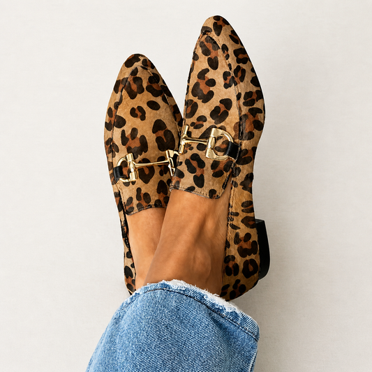 Gia - Mocasines Elegantes Leopardo