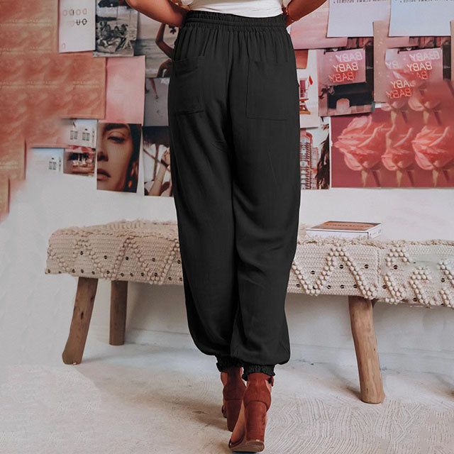 Kaeli – Pantalones Elegantes con Cintura Ajustable