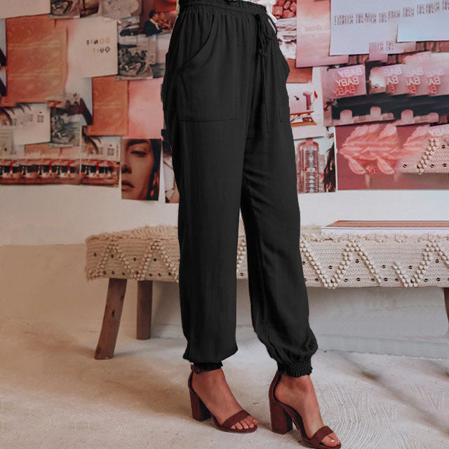 Kaeli – Pantalones Elegantes con Cintura Ajustable