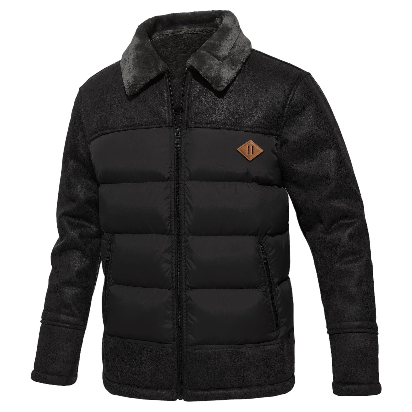 Elegante chaqueta con forro polar