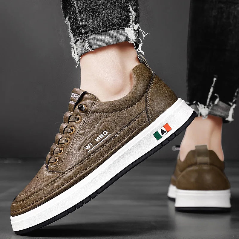 Elegantes zapatos de piel