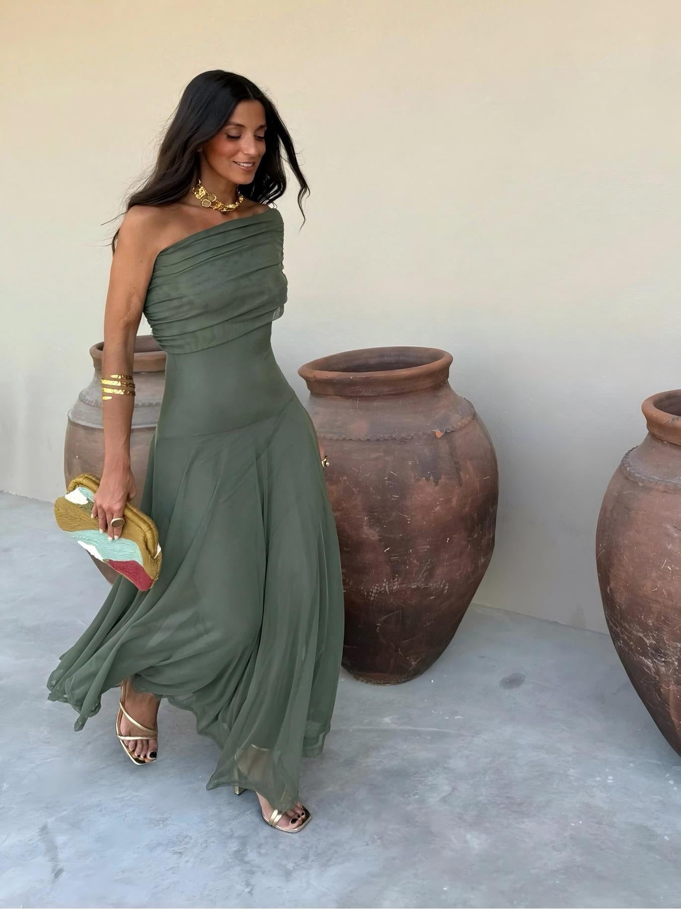 Vestido maxi ligero