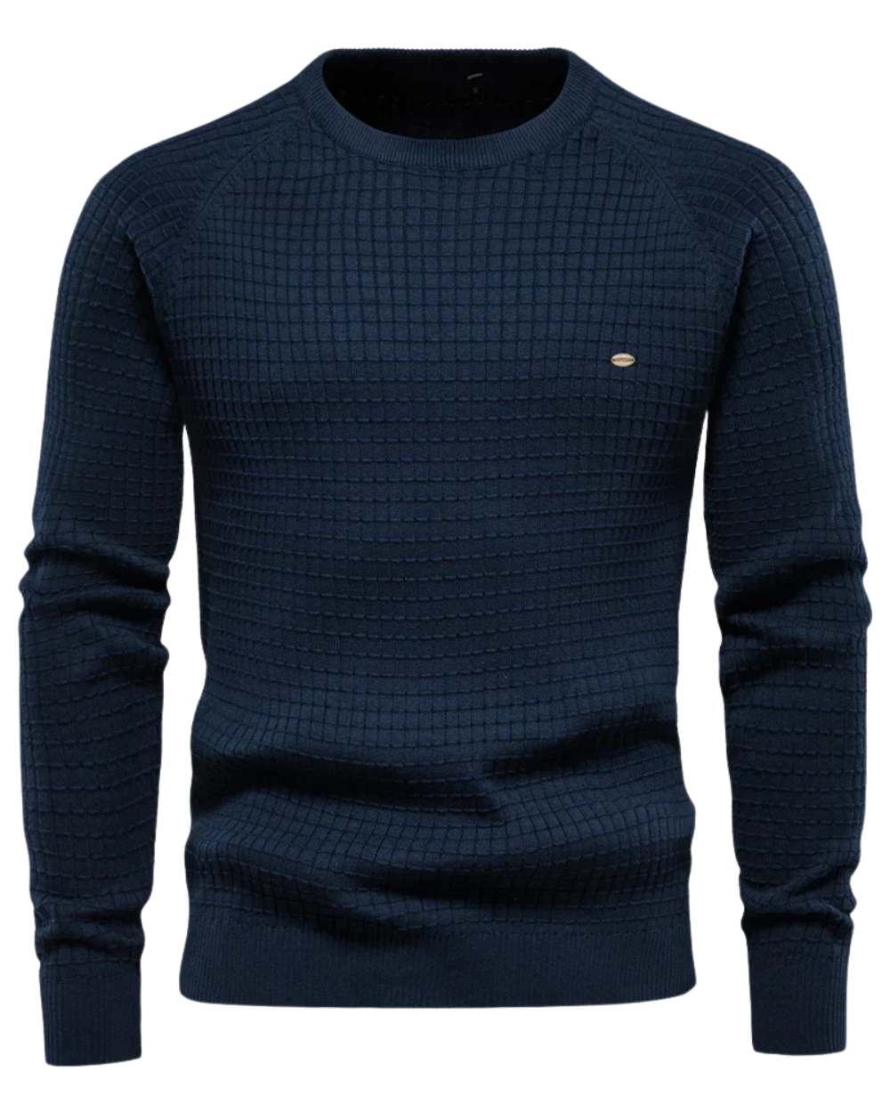Jersey de hombre con estampado de rejilla