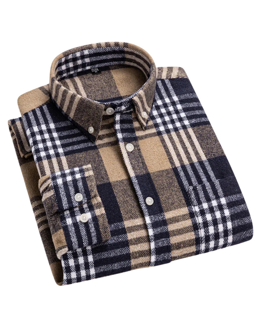 Givalli - Camisa a cuadros de algodón