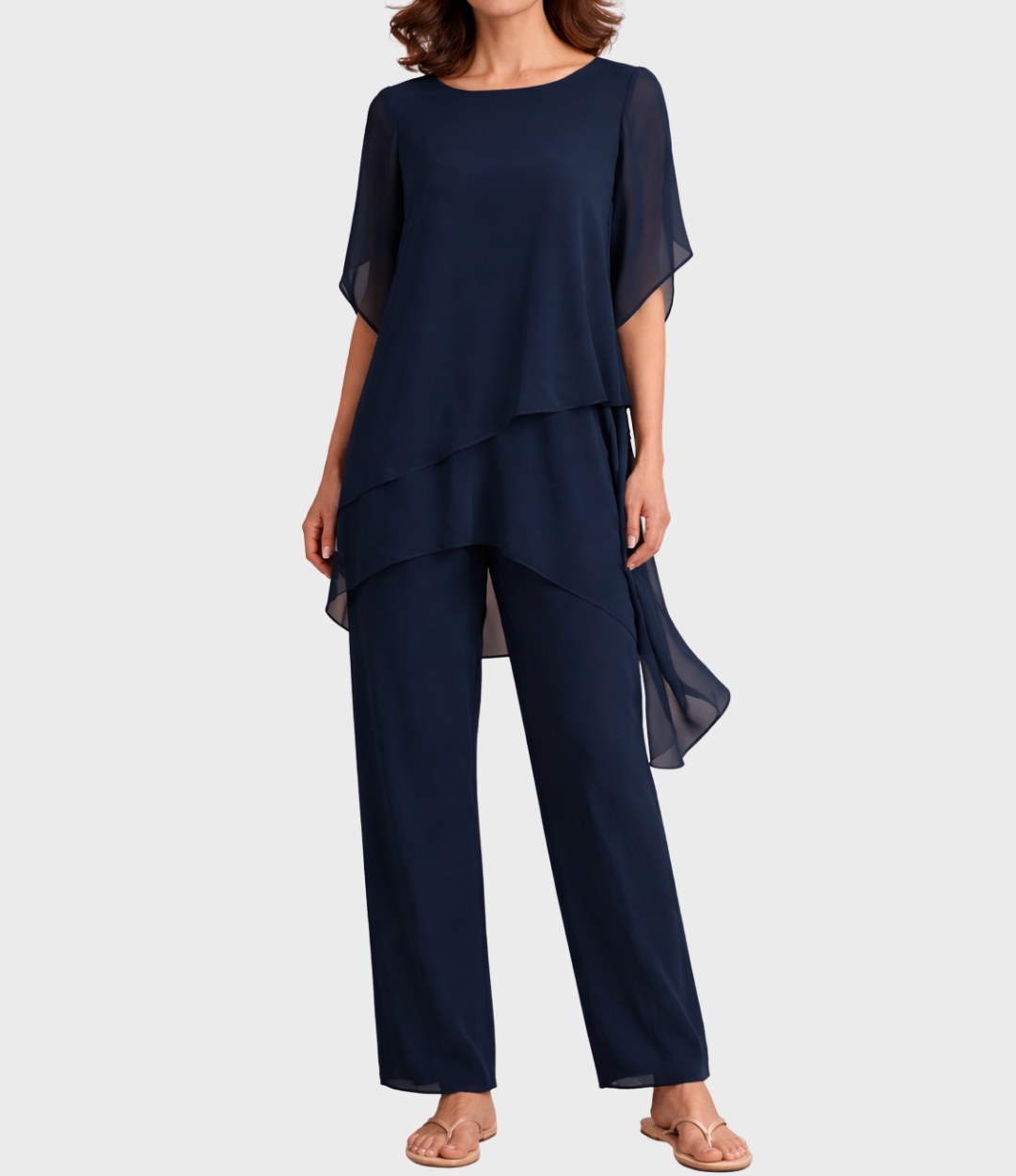 Conjunto elegante y fluido