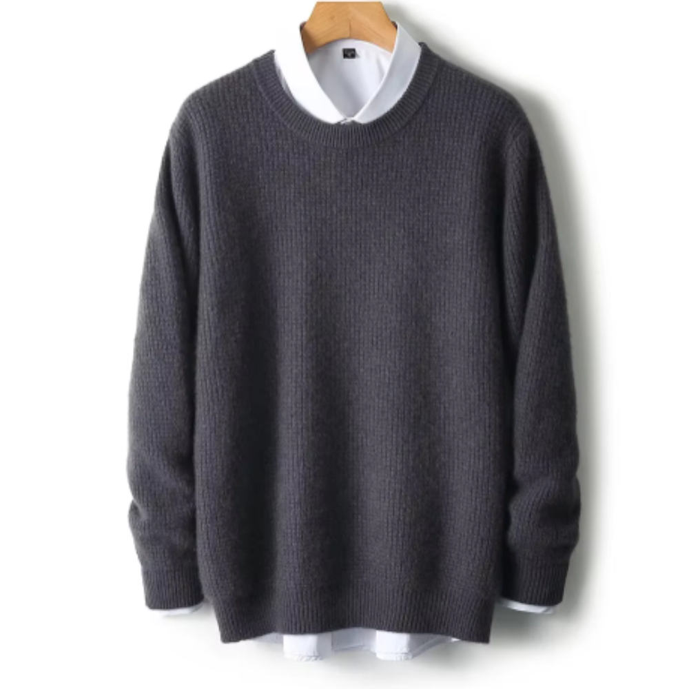 Elegante jersey de punto de cachemira