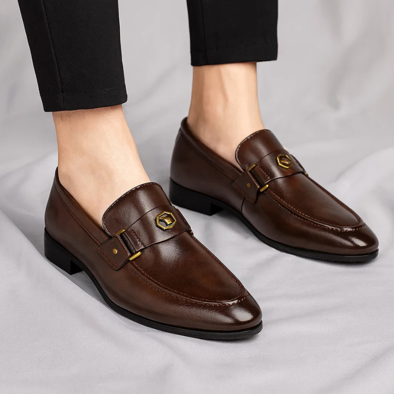 Mocasines clásicos de cuero