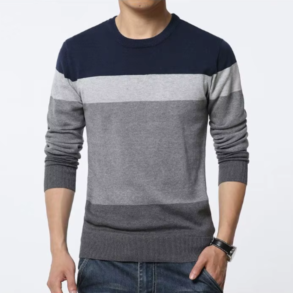 Jersey casual de algodón para hombre