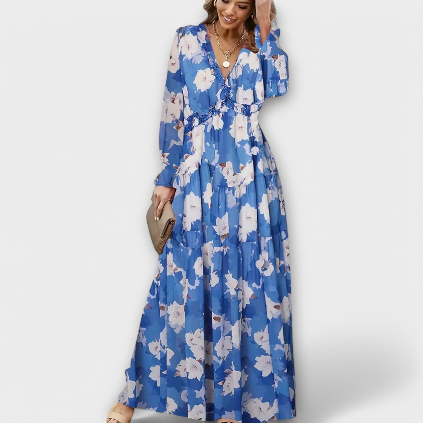 Vestido Elegante Drapeado