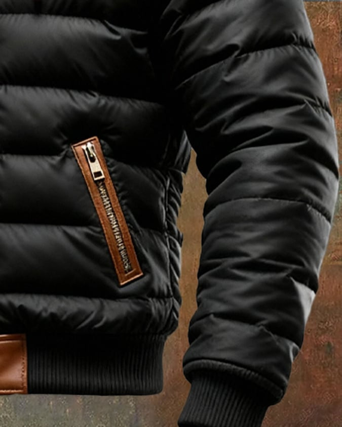 Elegante chaqueta con forro polar