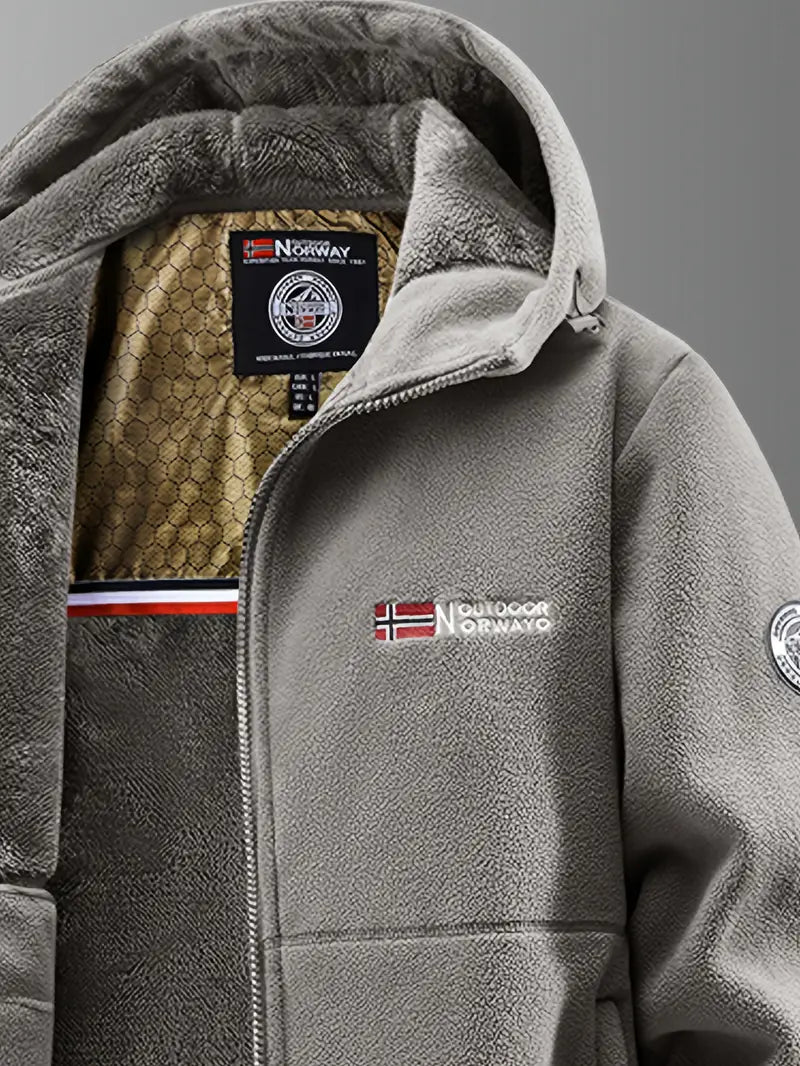 Elegante chaqueta térmica de forro polar