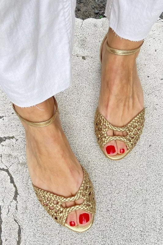 Araceli - Sandalias Trenzadas Elegantes para Verano