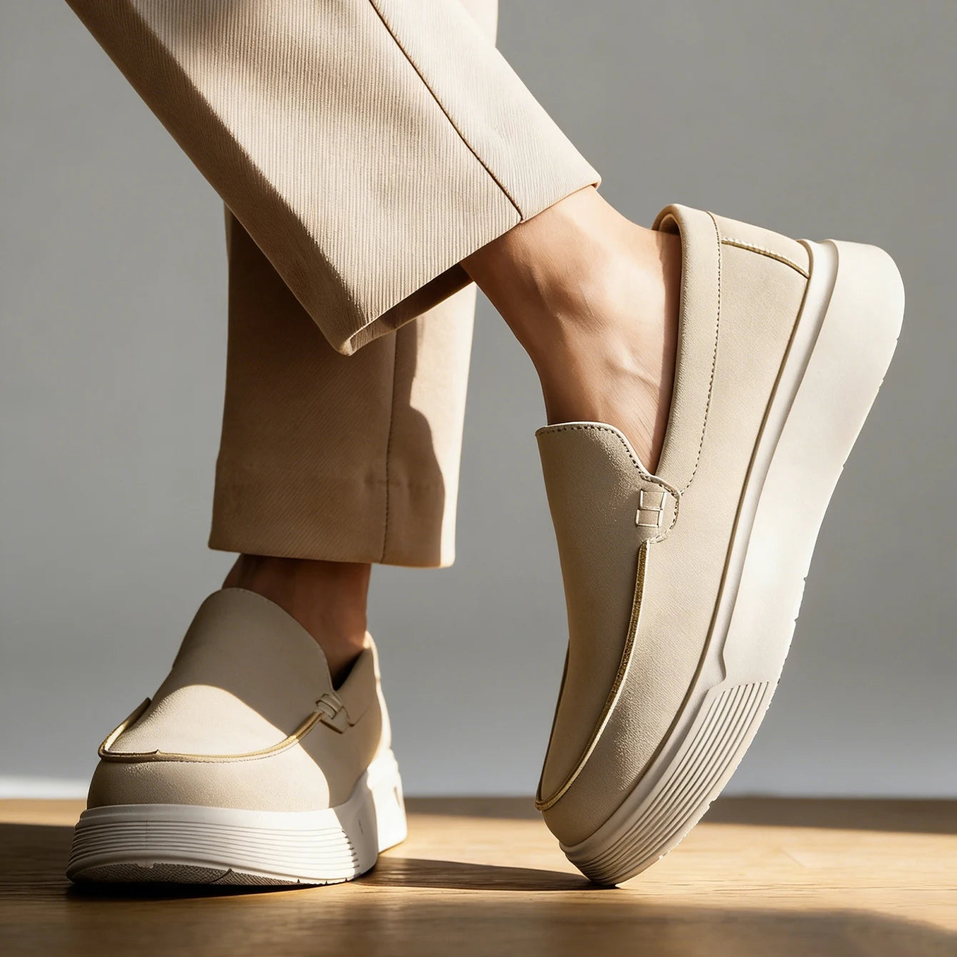 Elegantes mocasines para hombre