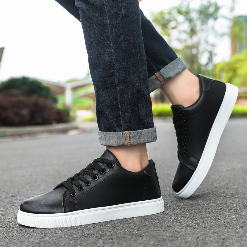 Elegantes zapatos de piel