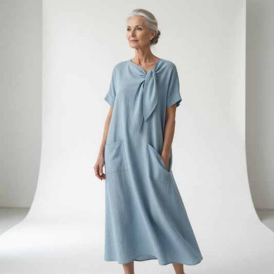 Mireille™ — Vestido de algodón fluido y veraniego