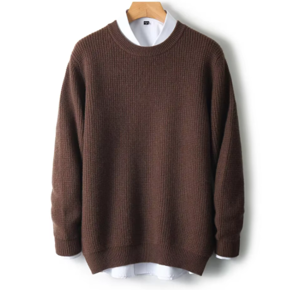 Elegante jersey de punto de cachemira
