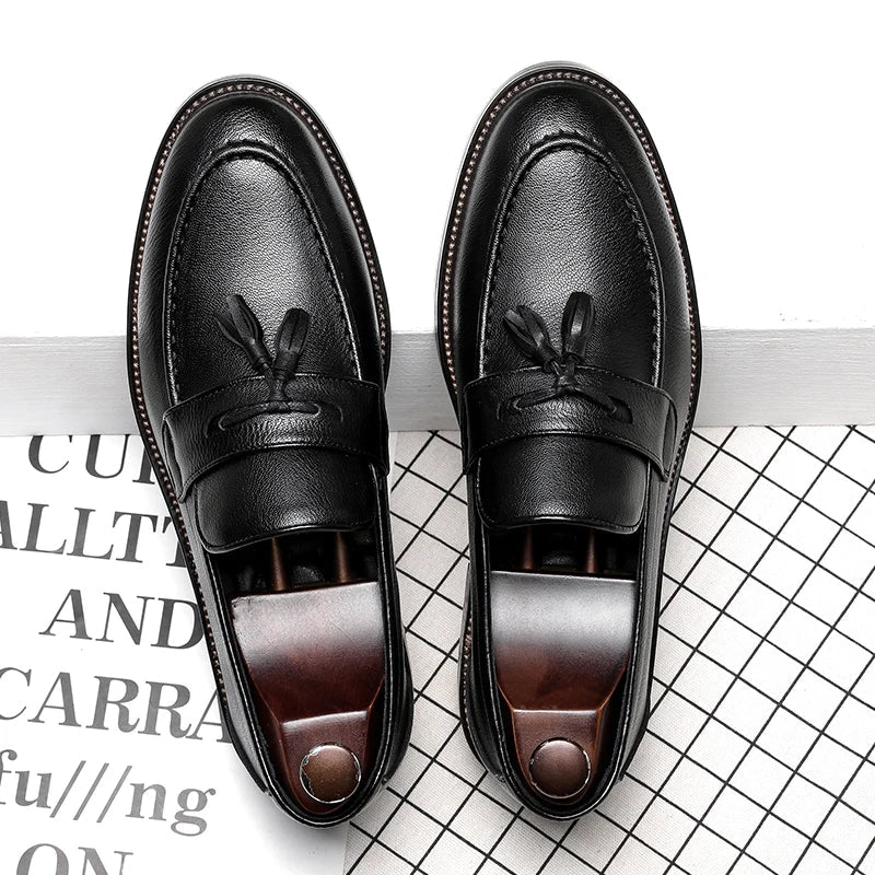 Mocasines Oxford de cuero elegantes