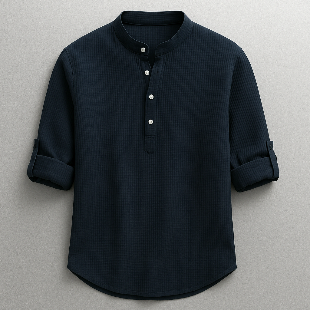 Elegante camisa de algodón