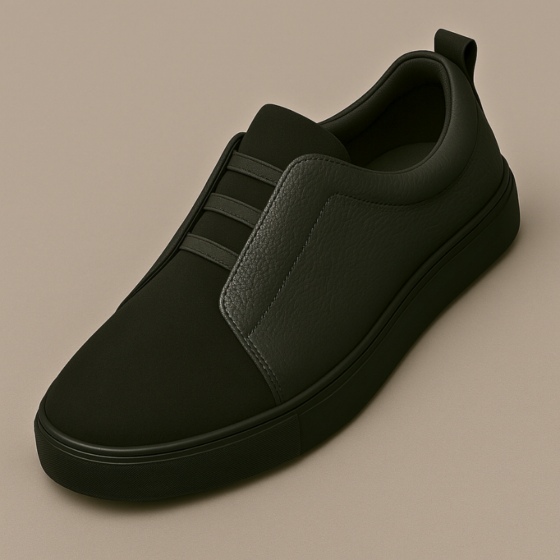 Zapatillas de piel de primera calidad