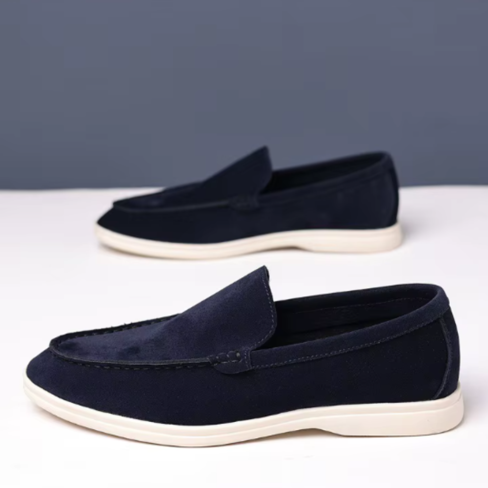 Mocasines clásicos de ante