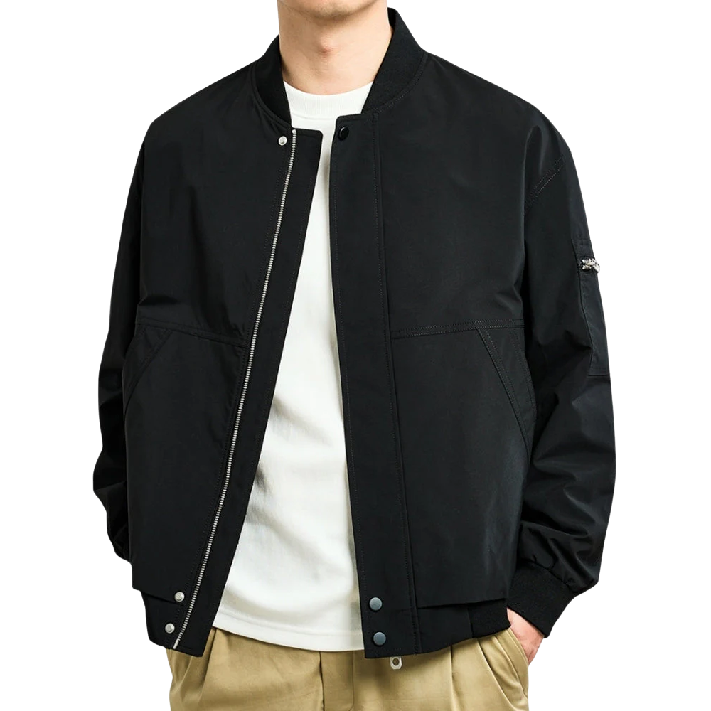 Elegante cazadora bomber
