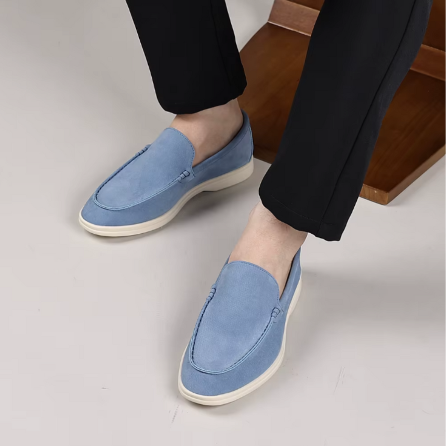Mocasines clásicos de ante