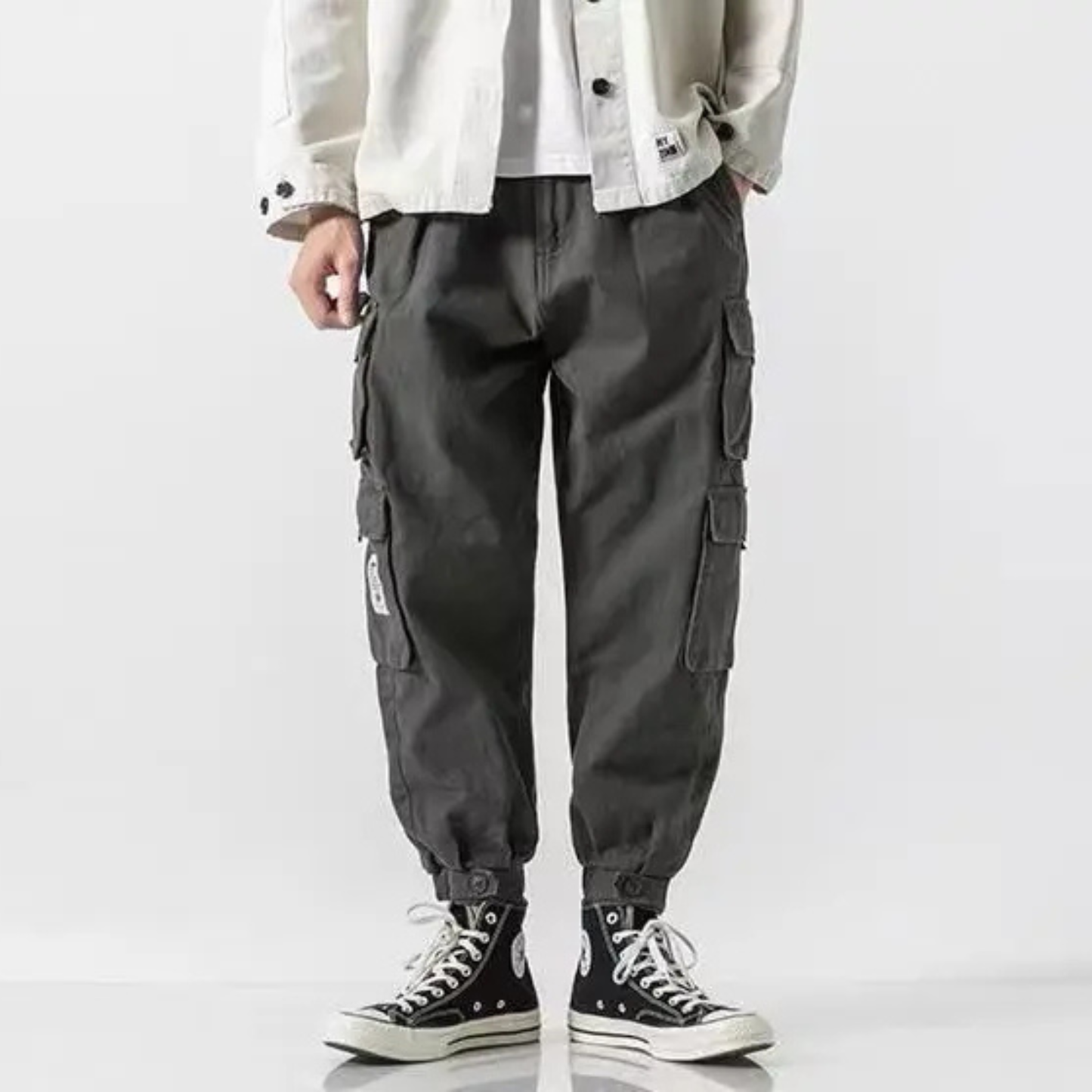 Elegantes pantalones cargo