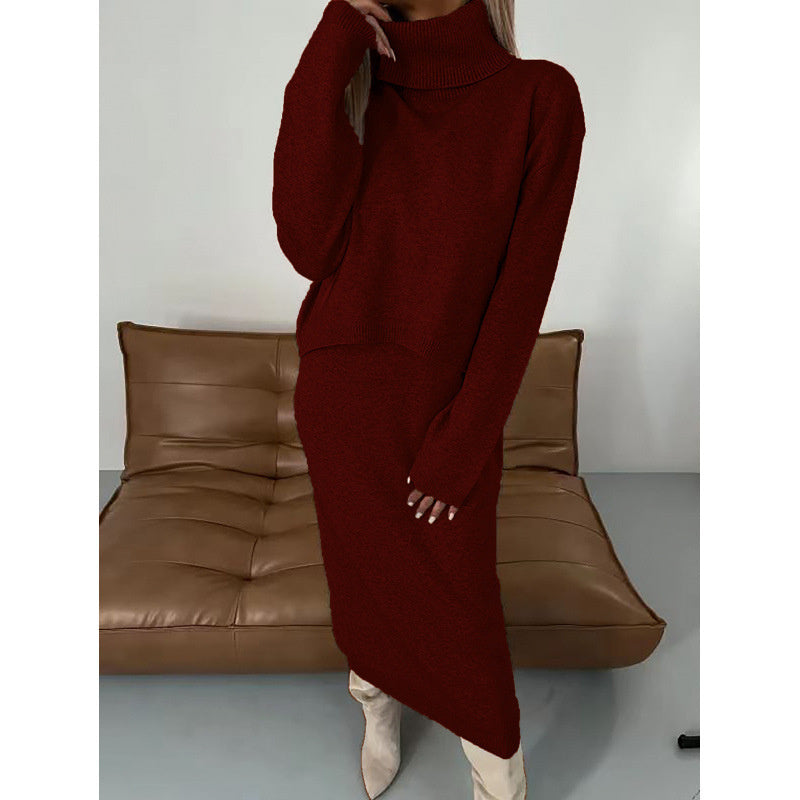 Conjunto vestido de punto