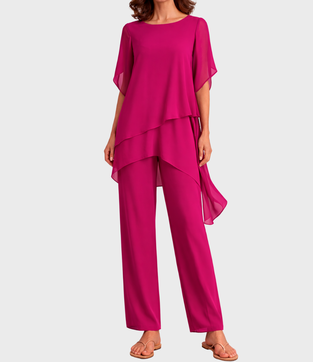 Conjunto elegante y fluido