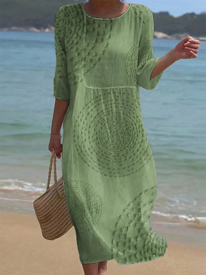 Améliane™ — Vestido midi elegante de detalles delicados