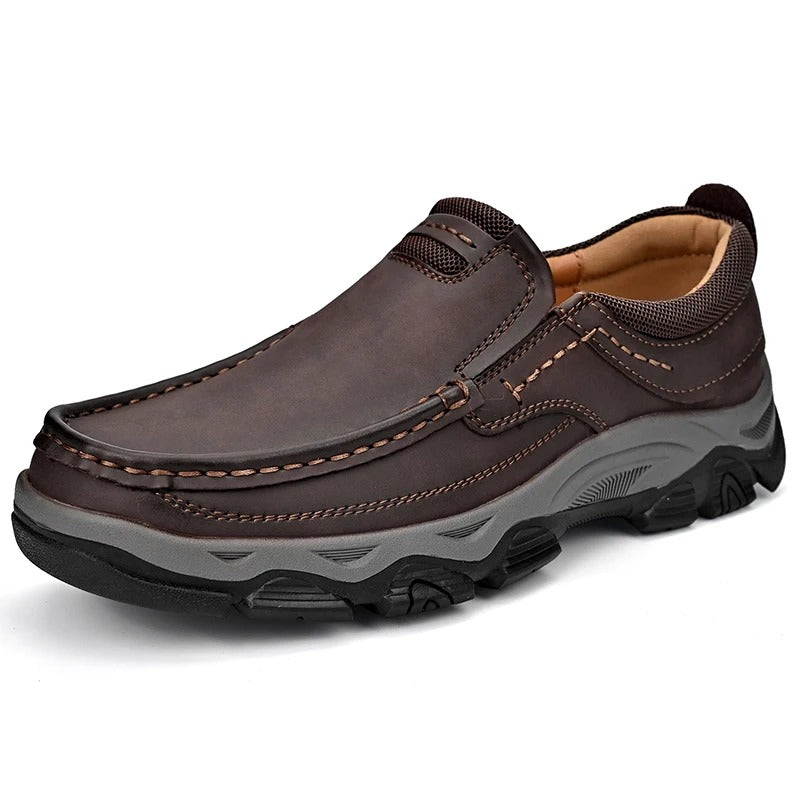 Elegantes zapatos de piel sin cordones