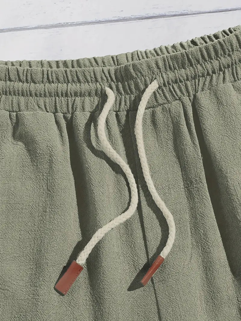 Pantalones cortos de lino
