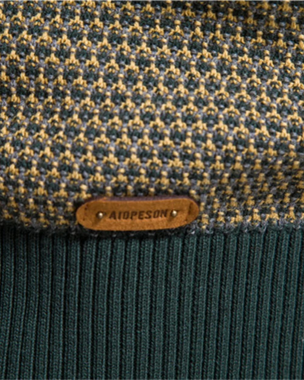 Jersey de cuadros para hombre