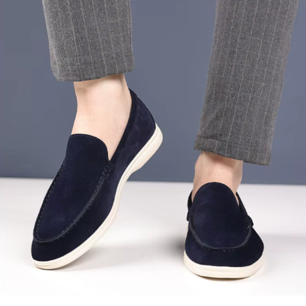 Mocasines clásicos de ante