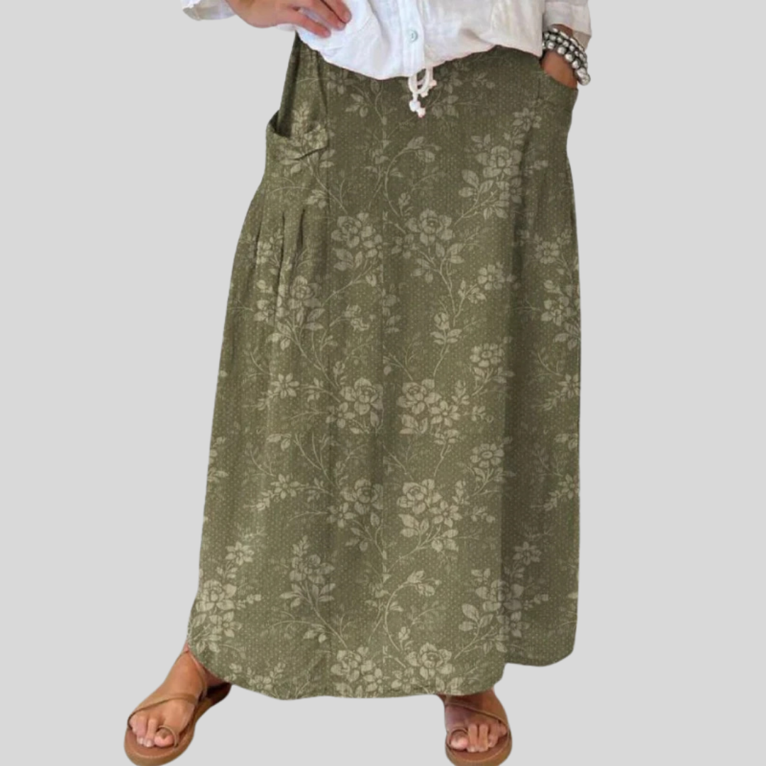 Falda Estampada Ligera