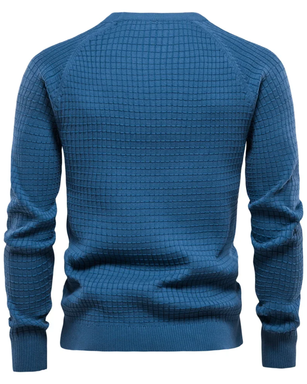 Jersey de hombre con estampado de rejilla